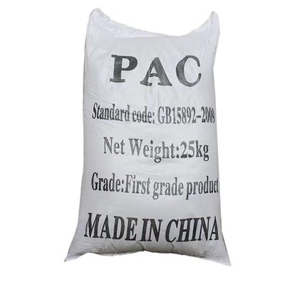 Độ tinh khiết cao Poly nhôm Clorua thực vật Chất keo tụ Hóa chất keo tụ Cấp uống Bột màu vàng nhạt