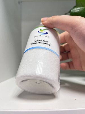 Cation Polyacrylamide CPAM Khử nước bùn Hóa chất Flocculant Xử lý nước uống
