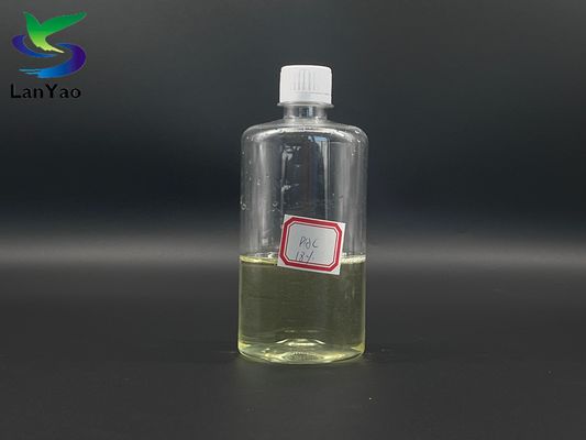 Điều trị nước trong trắng màu vàng PAC Lỏng với hàm lượng 10-18% để loại bỏ hiệu quả COD BOD