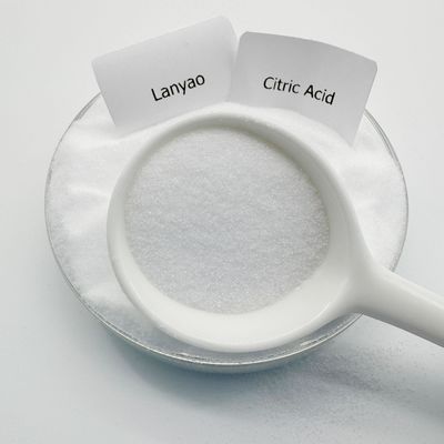 Bột axit citric monohydrate với công thức hóa học C6H8O7·H2O